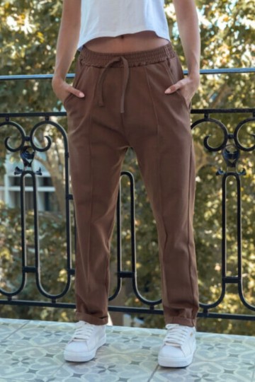 Pantalon mom punto roma Hey! para mujer | venta mayorista y minorista