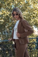 Saco punto roma con solapa Hey! mujer | venta mayorista y minorista
