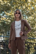 Saco punto roma con solapa Hey! mujer | venta mayorista y minorista