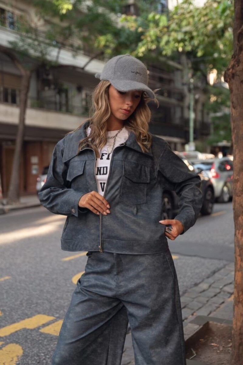 Campera engomada simil jean | venta mayorista | envíos a todo el país