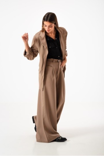 Palazo sastrero bolsillo recto