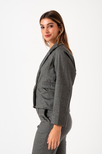 Blazer punto roma forrado