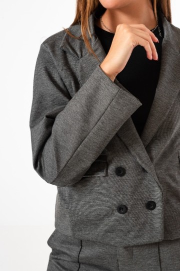 Blazer punto roma forrado