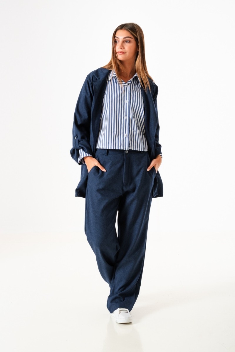 Saco oversize punto roma simil jean