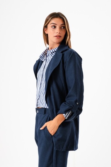 Saco oversize punto roma simil jean