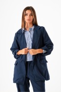 Saco oversize punto roma simil jean