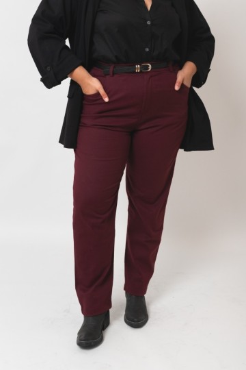 Pantalon mom de gabardina talles curvy | compra directo en fabrica