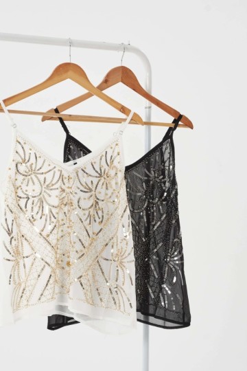 Musculosa lentejuelas