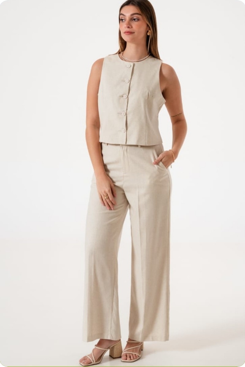 Conjunto de lino sastrero importado por mayor