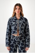 art. ly0059-2 Campera bordada jean