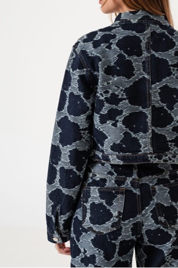 art. ly0059-2 Campera bordada jean