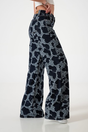 art. LY086-2 Jean rigido boradado