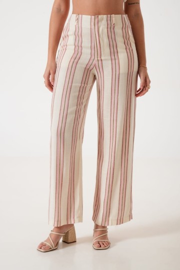 Palazo lino sastrero rayado art. 90528