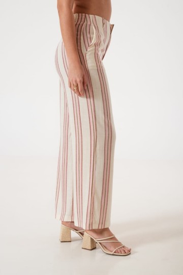 Palazo lino sastrero rayado art. 90528