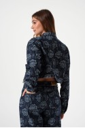 Campera boradada rosas art. LY-00591