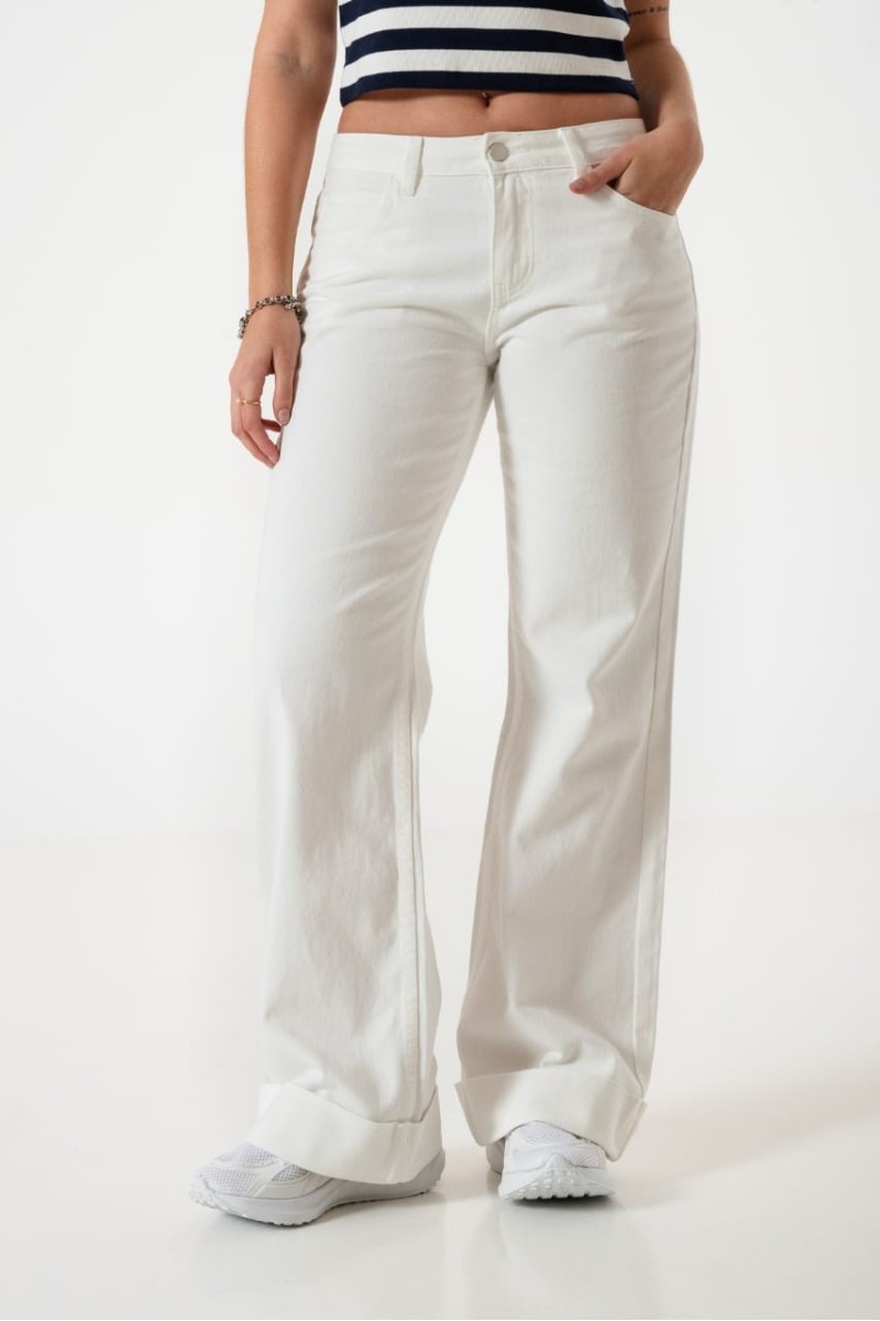 AL-5 Jean wide leg rigido