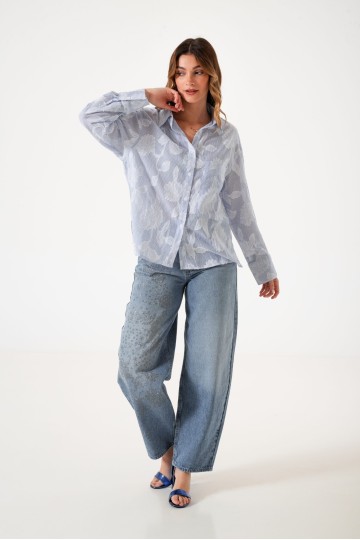 AL-2 Jean rigido con strass