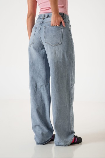 AL- 3 Jean wide leg rigido