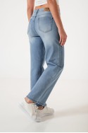 LYFJ911 Jean wide leg elastizado