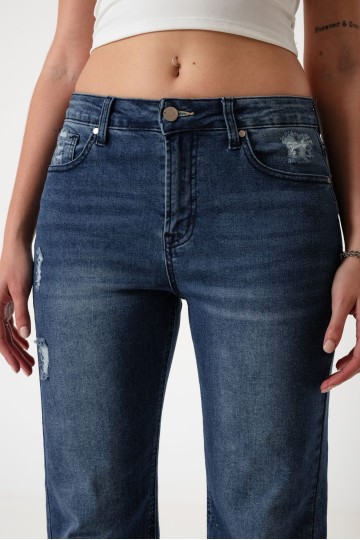 LYFJ687-1 jean elastizado