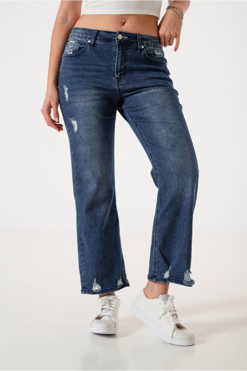 LYFJ687-1 jean elastizado