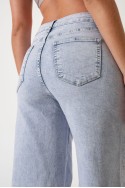 LYFJ681 Jean wide leg elastizado