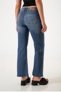 LYFJ676 Jean wide leg elastizado