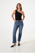 LYFJ667 Jean wide leg elastizado