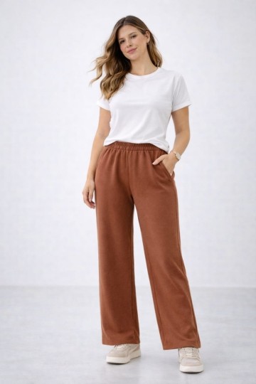 Palazo algodon frizado