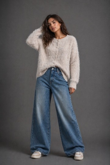 Ssaco sueter pelo con strass 01