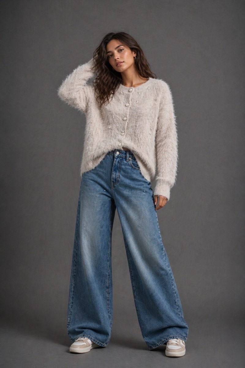 Ssaco sueter pelo con strass 01