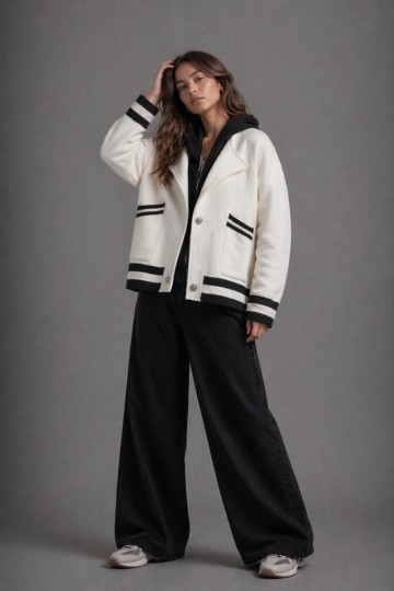 133 SACO SWEATER con CAPUCHA