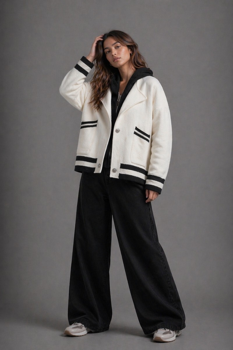 133 SACO SWEATER con CAPUCHA