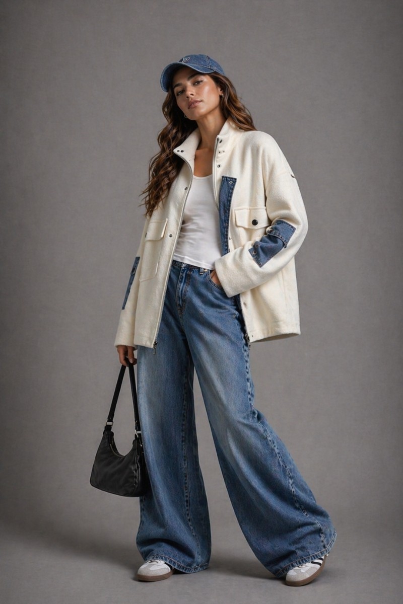 337 CAMPERA SWEATER CON JEANS